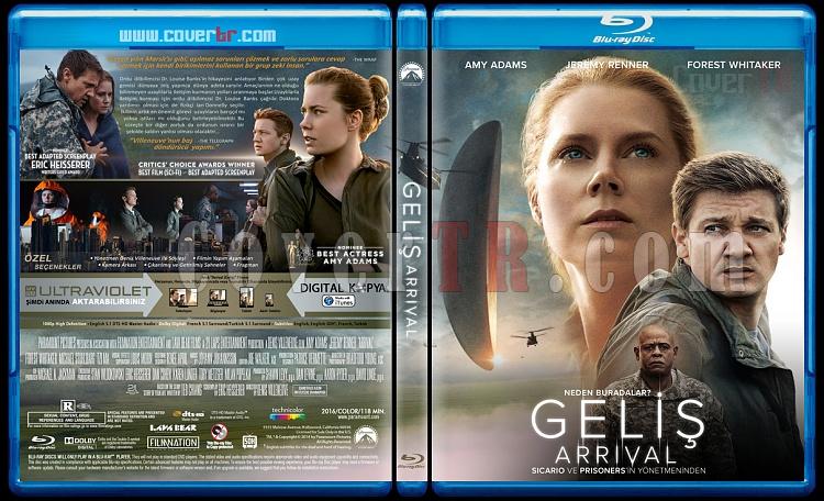 Arrival (Geli) - Custom Bluray Cover - Trke [2016]-arrivaljpg