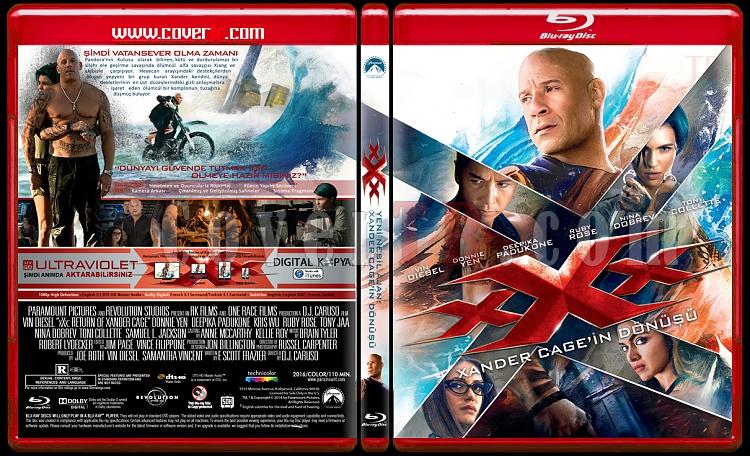 xXx-Return of Xander Cage (xXx-Xander Cage'in Dn) - Custom Bluray Cover - Trke [2017]-xxxjpg