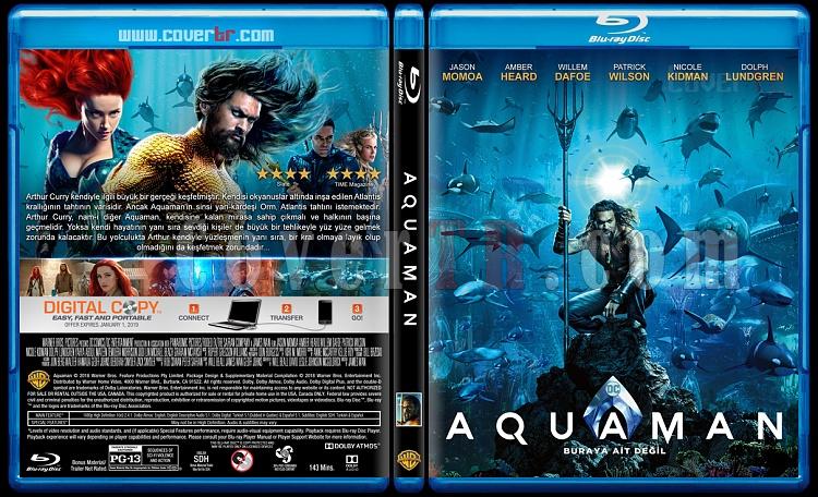 Aquaman - Custom Bluray Cover - Trke [2018]-1jpg