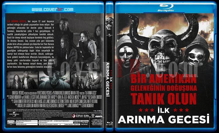 The First Purge (lk Arnma Gecesi) - Custom Bluray Cover Trke [2018]-3jpg