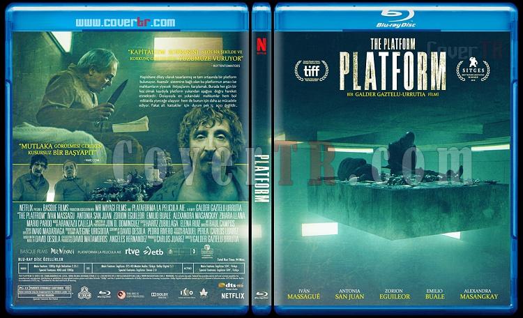 The Platform (Platform) - Custom Bluray Cover - Trke [2020]-platformjpg