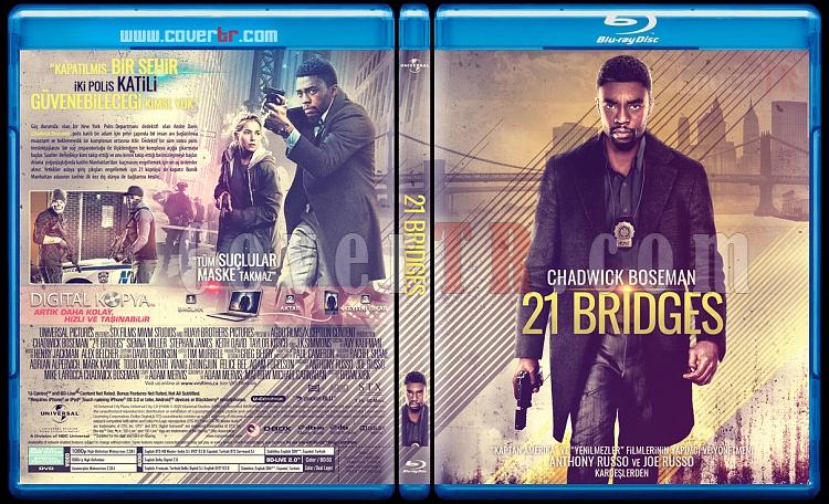 21 Bridges - Custom Bluray Cover - Trke [2020]-21-bridges-yellowjpg