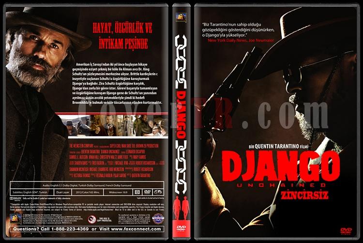 Django Unchained (Zincirsiz) - Custom Dvd Cover - Trke [2012]-djjpg