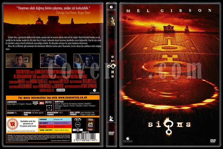 Signs (aretler) - Custom Dvd Cover - Trke [2001]-v1jpg