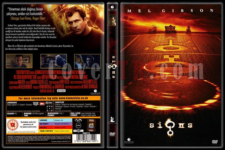 Signs (aretler) - Custom Dvd Cover - Trke [2001]-v2jpg