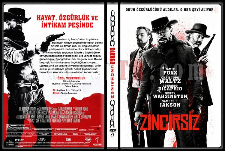 Django Unchained (Zincirsiz) - Custom Dvd Cover - Trke [2012]-standardjpg