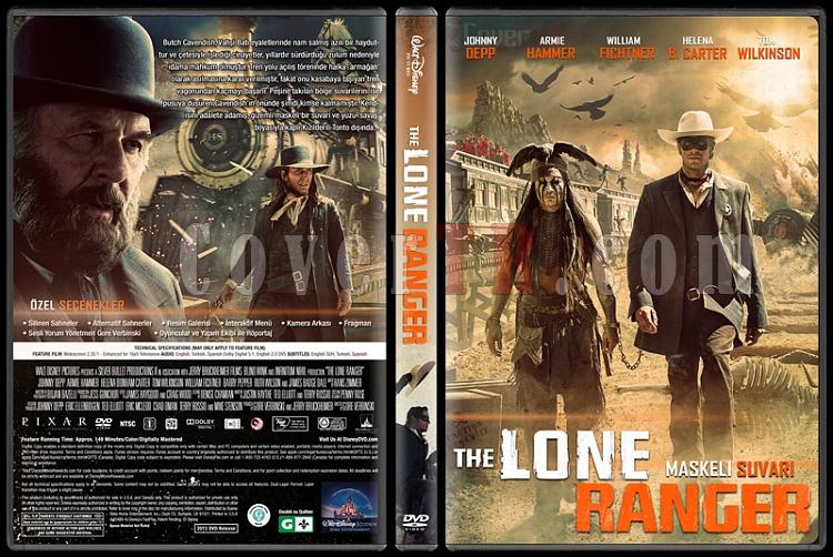 The Lone Ranger (Maskeli Süvari) - Custom Dvd Cover - Türkçe [2013]-maskeli-suvari-izlemejpg
