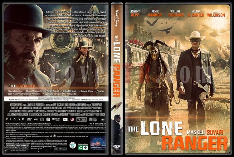 The Lone Ranger (Maskeli Svari) - Custom Dvd Cover - Trke [2013]-maskeli-suvari-izlemejpg