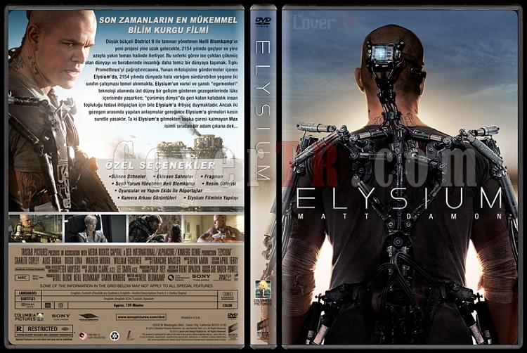 Elysium (Elsiyum:Yeni Cennet) - Custom Dvd Cover - Trke [2013]-standardjpg