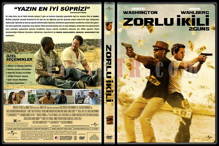 2 Guns (Zorlu kili) - Custom Dvd Cover - Trke [2013]-trjpg