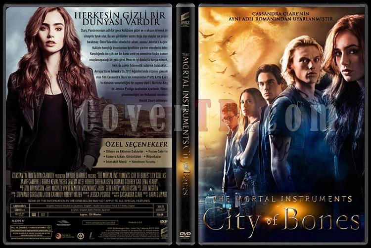 The Mortal Instruments: City of Bones (lmcl Oyuncaklar: Kemikler ehri) - Custom Dvd Cover - Trke [2013]-v1jpg