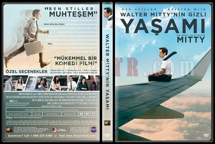 The Secret Life of Walter Mitty  (Walter Mittynin Gizli Yaam) - Custom Dvd Cover - Trke [2013]-izlemejpg