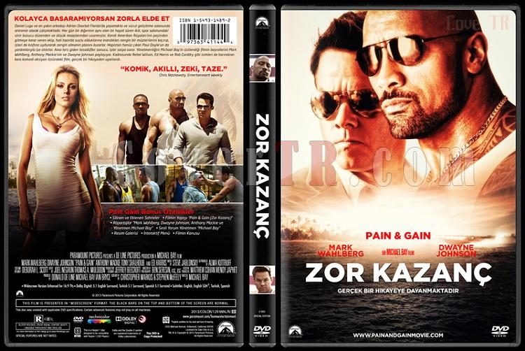 Pain & Gain  (Zor Kazan) - Custom Dvd Cover - Trke [2013]-covertr-dvdjpg