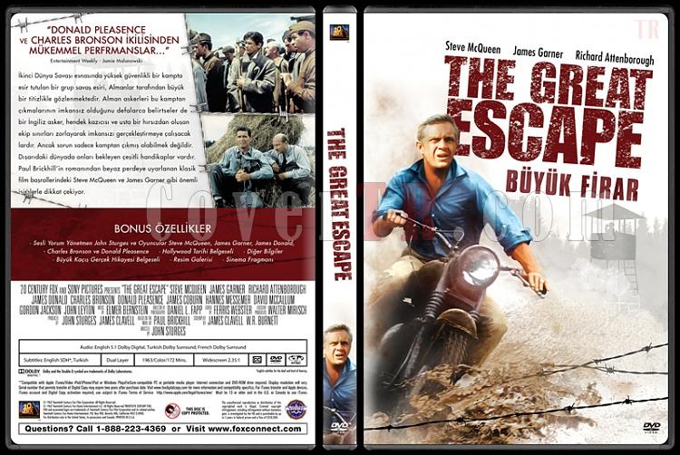 The Great Escape (Byk Firar) - Custom Dvd Cover - Trke [1963]-covertr-dvdjpg