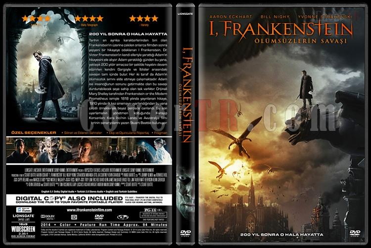 I, Frankenstein (Frankenstein: lmszlerin Sava) - Custom Dvd Cover - Trke [2014]-standardjpg