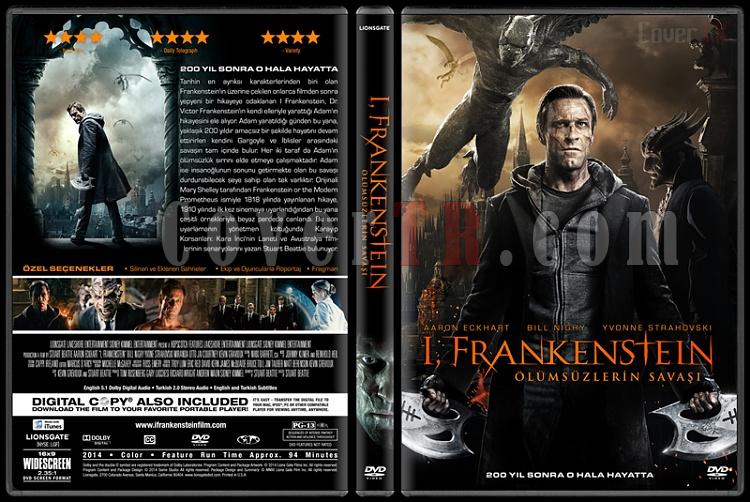 I, Frankenstein (Frankenstein: lmszlerin Sava) - Custom Dvd Cover - Trke [2014]-standardjpg