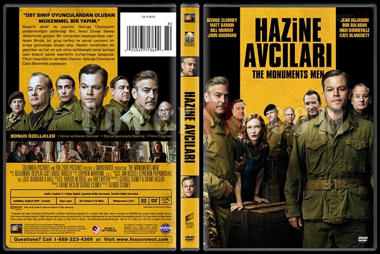 The Monuments Men (Hazine Avclar) - Custom Dvd Cover - Trke [2014]-hazine-avcilarijpg