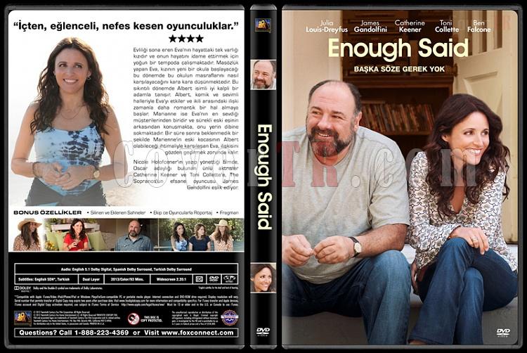 Enough Said (Baka Sze Gerek Yok) - Custom Dvd Cover - Trke [2013]-covertr-dvdjpg