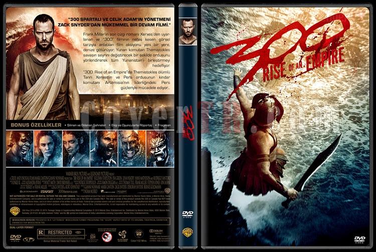 300: Rise of an Empire  (300: Bir mparatorluun Ykselii) - Custom Dvd Cover - Trke [2014]-300v1jpg