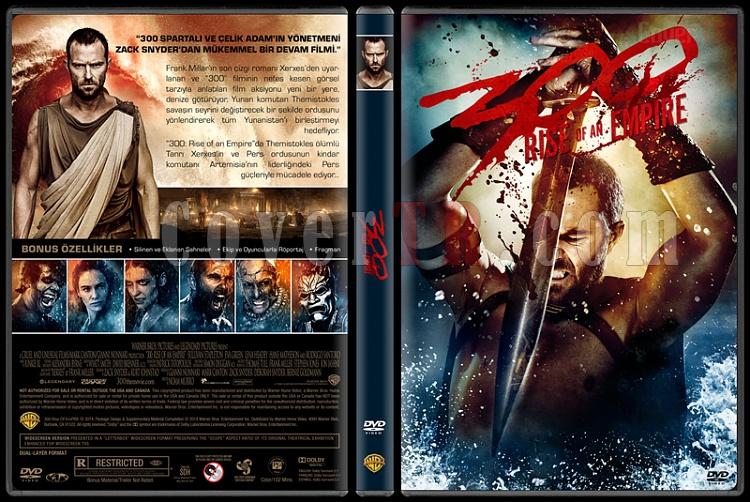 300: Rise of an Empire  (300: Bir mparatorluun Ykselii) - Custom Dvd Cover - Trke [2014]-300v2jpg