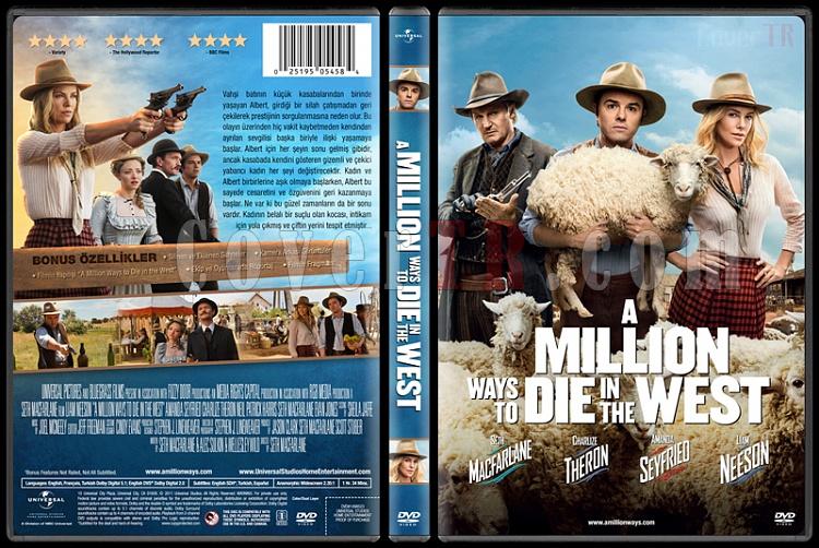 A Million Ways to Die in the West - Custom Dvd Cover - Trke [2014]-covertr-dvdjpg