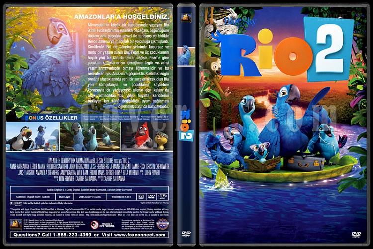 Rio 2 - Custom Dvd Cover - Trke [2014]-v2jpg