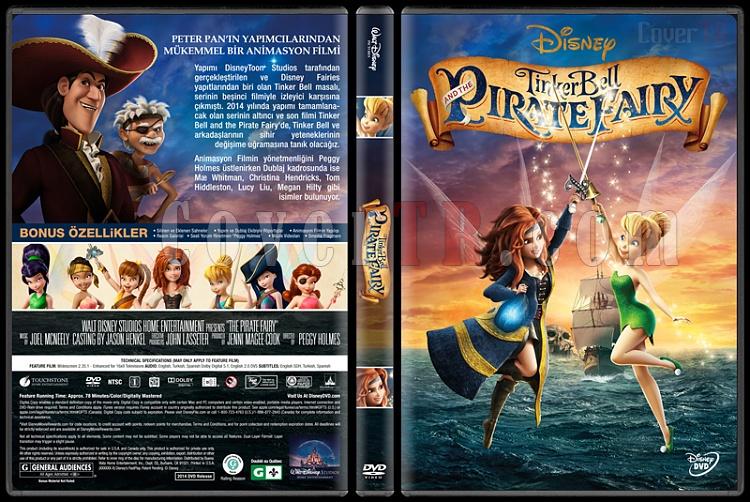 The Pirate Fairy (Tinker Bell ve Korsan Peri) - Custom Dvd Cover - Trke [2014]-covertr-dvdjpg