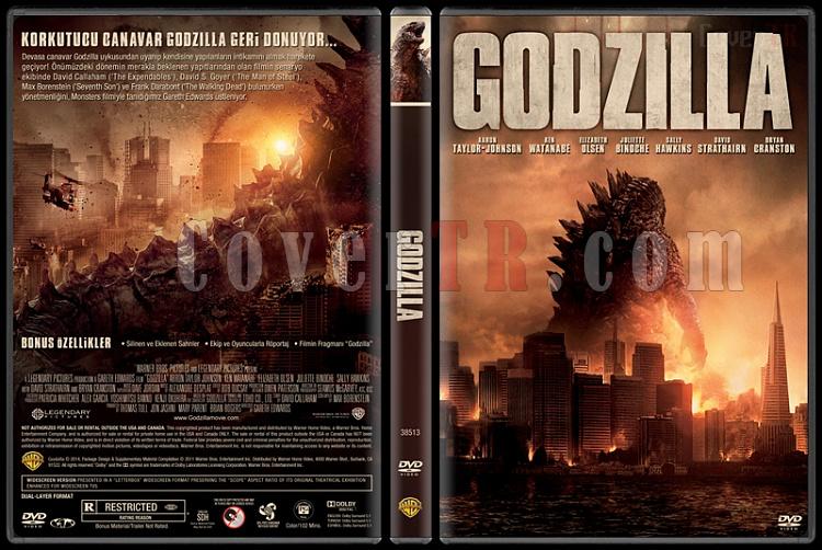 Godzilla - Custom Dvd Cover - Trke [2014]-v1jpg