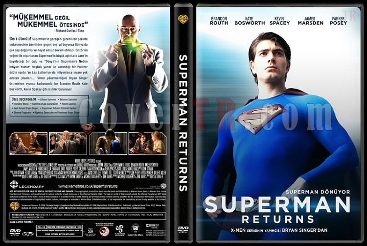 Superman Returns (Sperman Dnyor) Custom Dvd Cover - Trke-covertr-dvdjpg