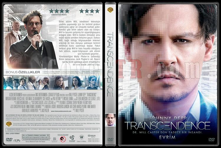 Transcendence (Evrim) - Custom Dvd Cover - Trke [2014]-transcendencejpg