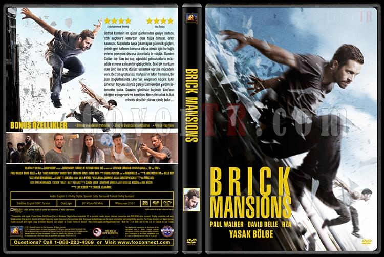 Brick Mansions (Yasak Blge) - Custom Dvd Cover - Trke [2014]-covertr-dvdjpg