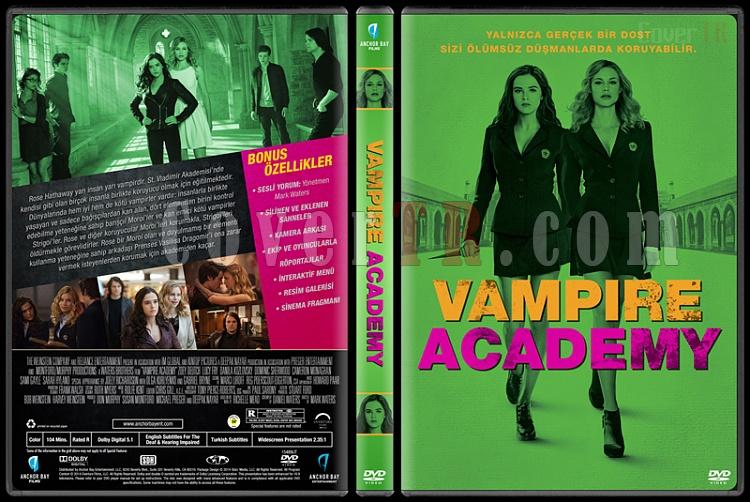 Vampire Academy (Vampir Akademisi) - Custom Dvd Cover - Trke [2014]-covertr-dvdjpg