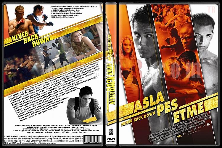 Asla Pes Etme (Never Back Down) - Custom Dvd Cover - Trke [2008]-asla-pes-etmejpg