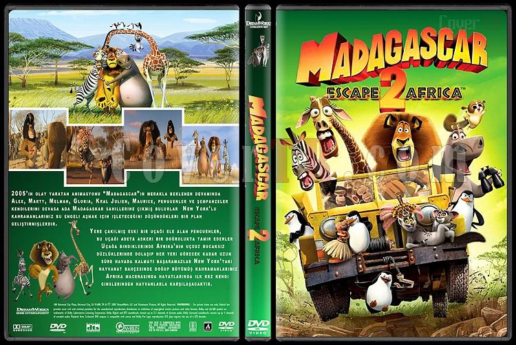 Madagascar: Escape 2 Africa - Custom Dvd Cover - Trke [2008]-madagascar-2-guncjpg