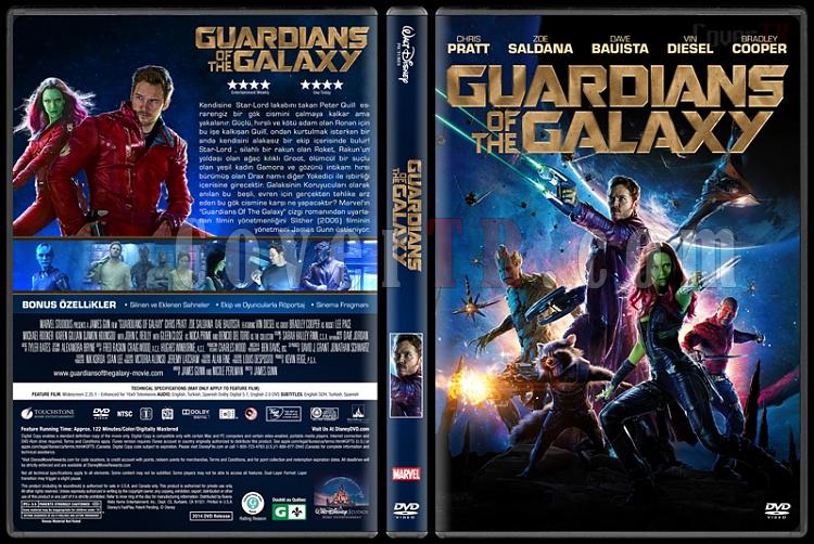 Guardians of Galaxy (Galaksinin Koruyucular) - Custom Dvd Cover - Trke [2014]-covertr-dvdjpg