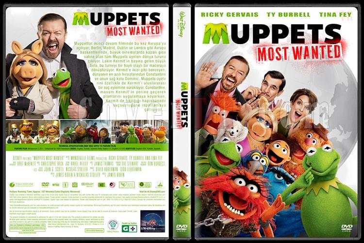 Muppets Most Wanted (Muppets Aranyor) - Custom Dvd Cover - Trke [2014]-covertr-dvdjpg