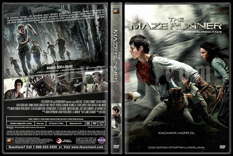 The Maze Runner (Labirent: lmcl Ka) - Custom Dvd Cover - Trke [2014]-covertr-dvdjpg