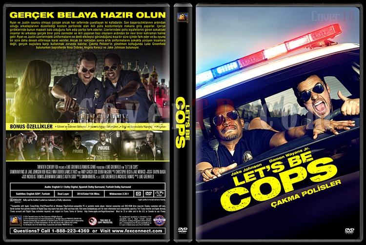 Let's Be Cops (Çakma Polisler) - Custom Dvd Cover - Türkçe [2014]-13jpg