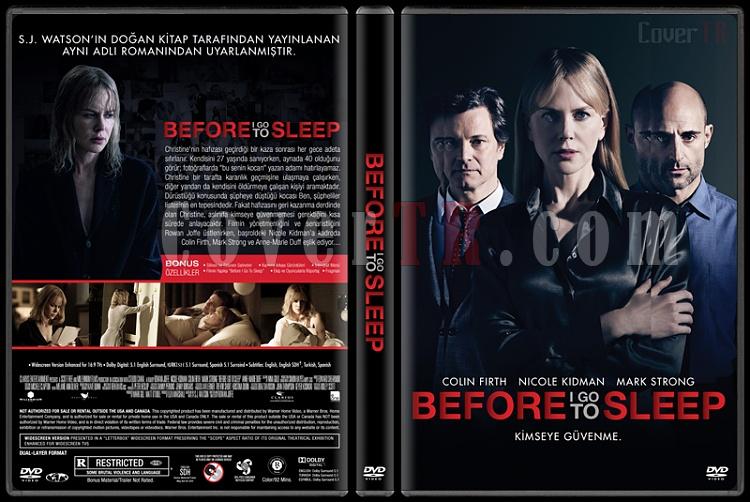 Before I Go to Sleep (Uyuyana Kadar ) - Custom Dvd Cover - Trke [2014]-covertr-dvdjpg