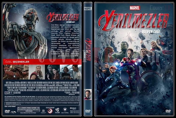 Avengers: Age Of Ultron (Yenilmezler: Ultron a)  - Custom Dvd Cover - Trke [2015]-standardjpg