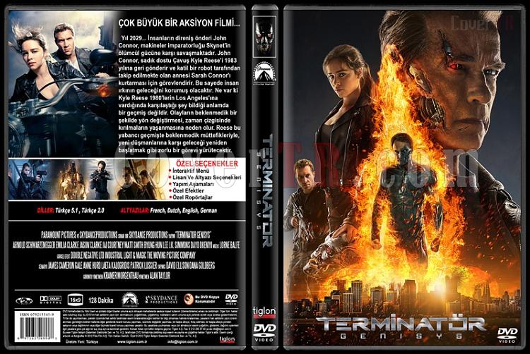 Termnatr Gensys (Terminatr Genisys) - Custom Dvd Cover - Trke - [2015]-1jpg