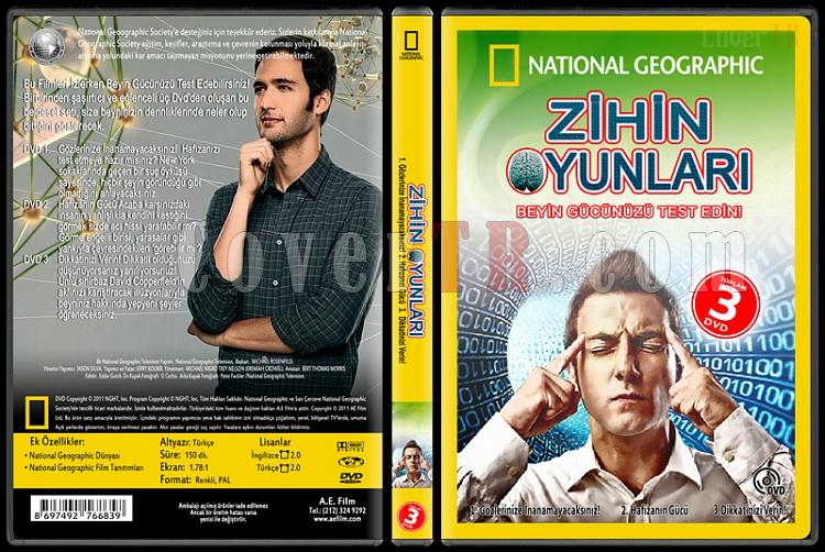 National Geographic: Brain Games (National Geographic: Zihin Oyunlar) - Custom Dvd Cover - Trke [2011]-national-geographic-zihin-oyunlarijpg