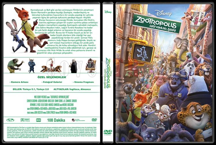 Zootopia (Zootropolis: Hayvanlar ehri) - Custom Dvd Cover - Trke [2016]-standardjpg