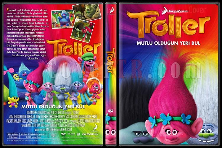 Trolls (Troller) - Custom Dvd Cover - Trke [2016]-trollerjpg