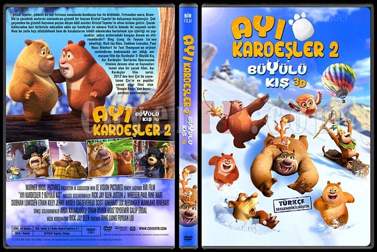 Ay Kardeler 2: Byl K (Boonie Bears: A Mystical Winter) - Custom Dvd Cover - Trke [2016]-ayi-kardesler-2-buyulu-kisjpg