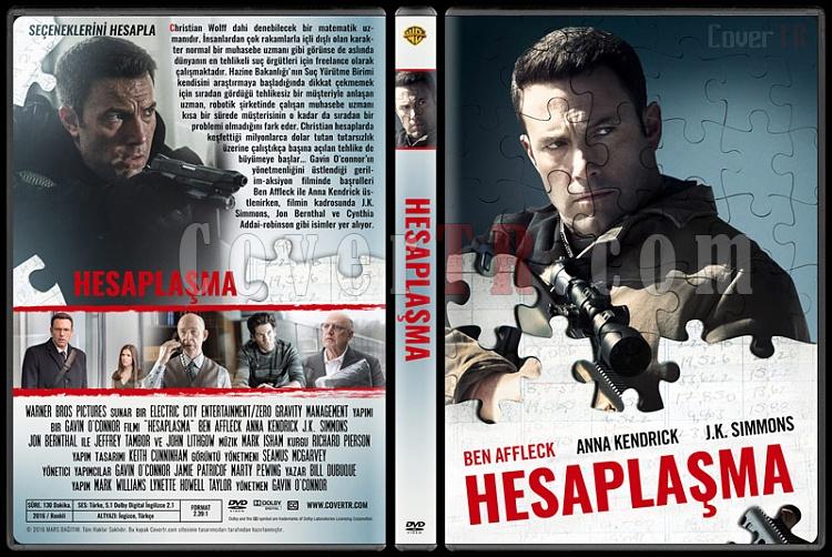 The Accountant (Hesaplama) - Custom Dvd Cover - Trke [2016]-standardjpg