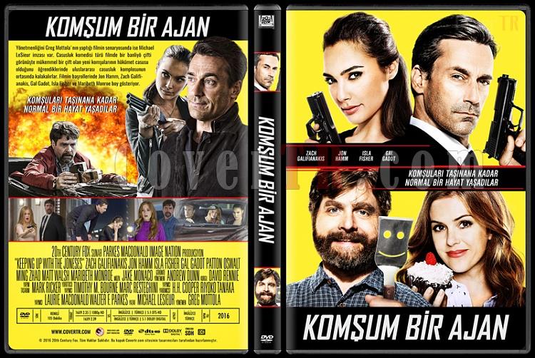 Keeping Up with the Joneses (Komum Bir Ajan) - Custom Dvd Cover - Trke [2016]-standardjpg