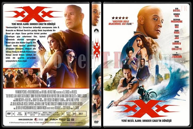 xXx: Return of Xander Cage (Yeni Nesil Ajan: Xander Cage'in Dn) - Custom Dvd Cover - Trke [2017]-standardjpg