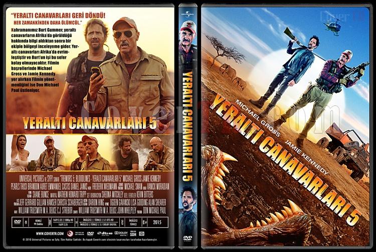 Tremors 5: Bloodlines (Yeralt Canavarlar 5)  - Custom Dvd Cover - Trke [2015]-standardjpg