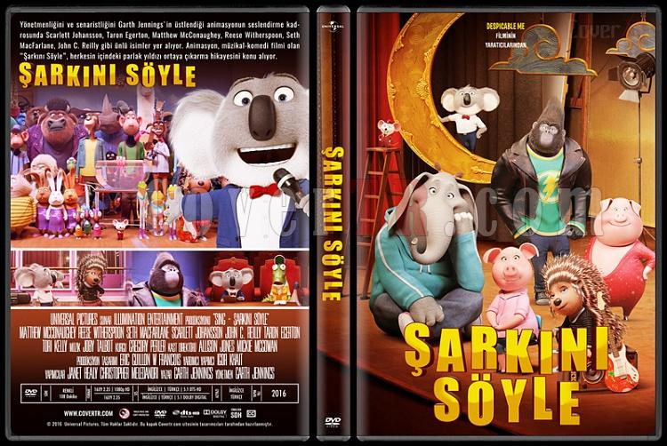 Sing (arkn Syle) - Custom Dvd Cover - Trke [2016]-1jpg